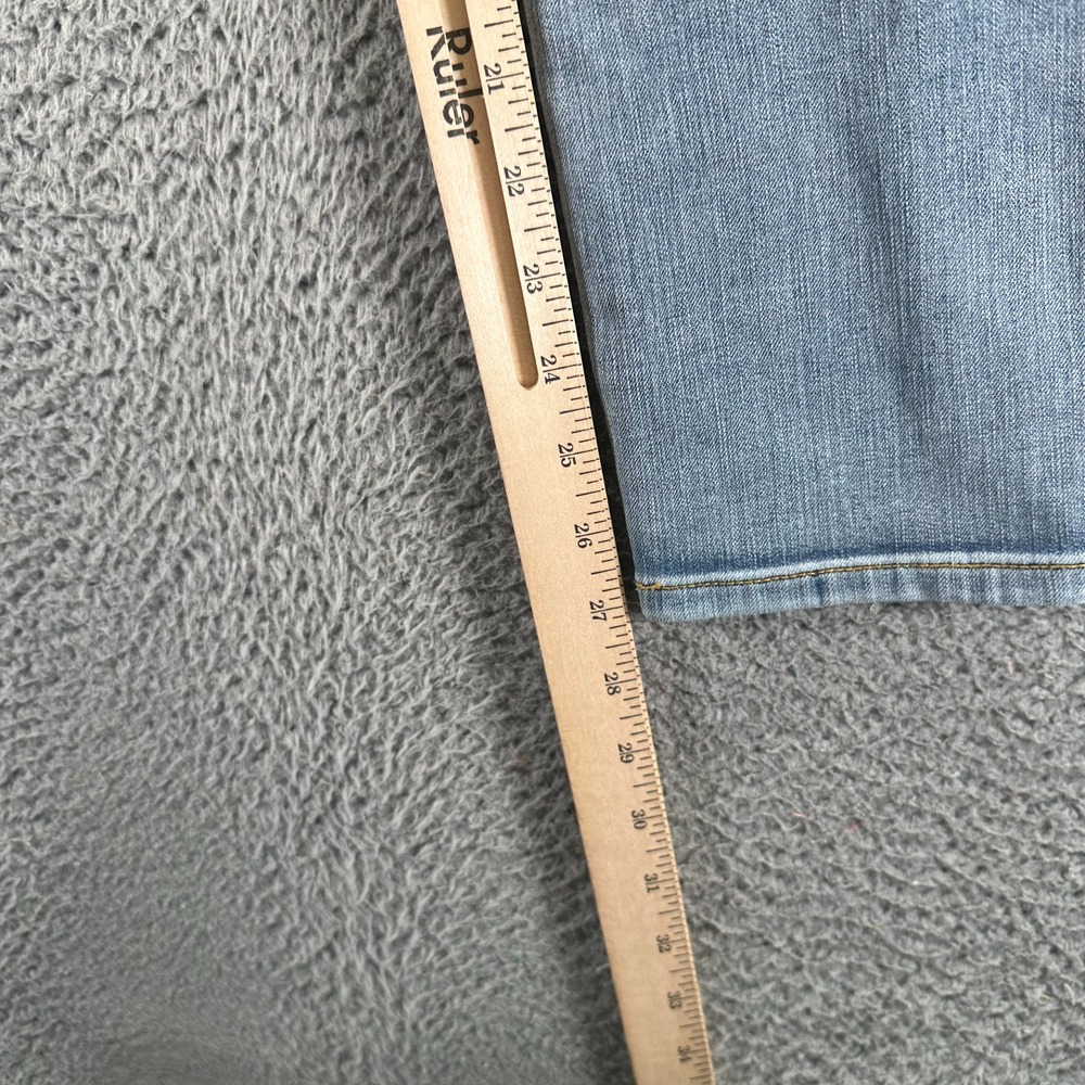 Time and Tru Jeans Womens 10P Blue Cotton‎ Denim Skinny High-Rise Workwear Faded - Picture 9 of 11